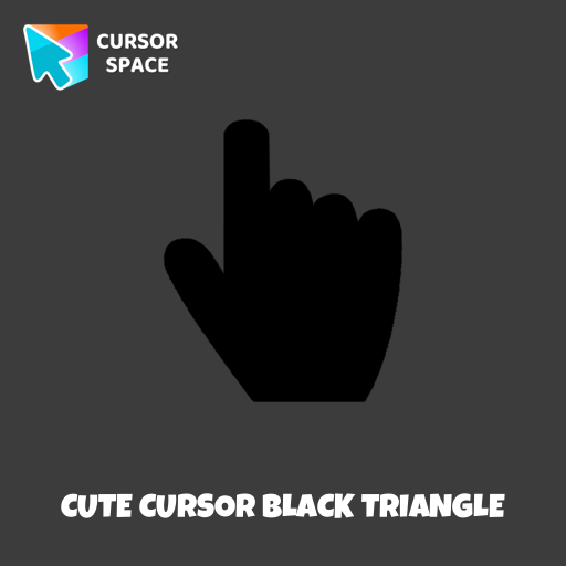 Cute Cursor Black Triangle